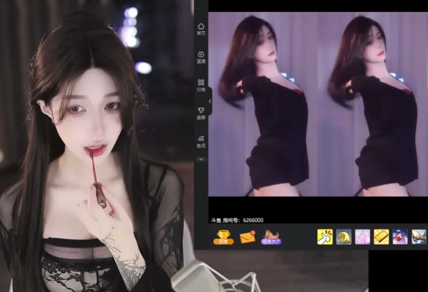 干干净净擦边,清清白白跳舞,美女主播挂“春联”搞业绩被踢下播(图1) 干干净净擦边,清清白白跳舞,美女主播挂“春联”搞业绩被踢下播(图1)