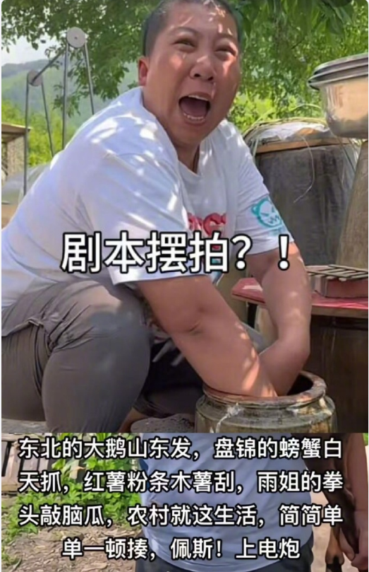 全都是摆拍,东北雨姐上央视20分钟!大美辟谣满背文身花8万?(图2) 全都是摆拍,东北雨姐上央视20分钟!大美辟谣满背文身花8万?(图2)